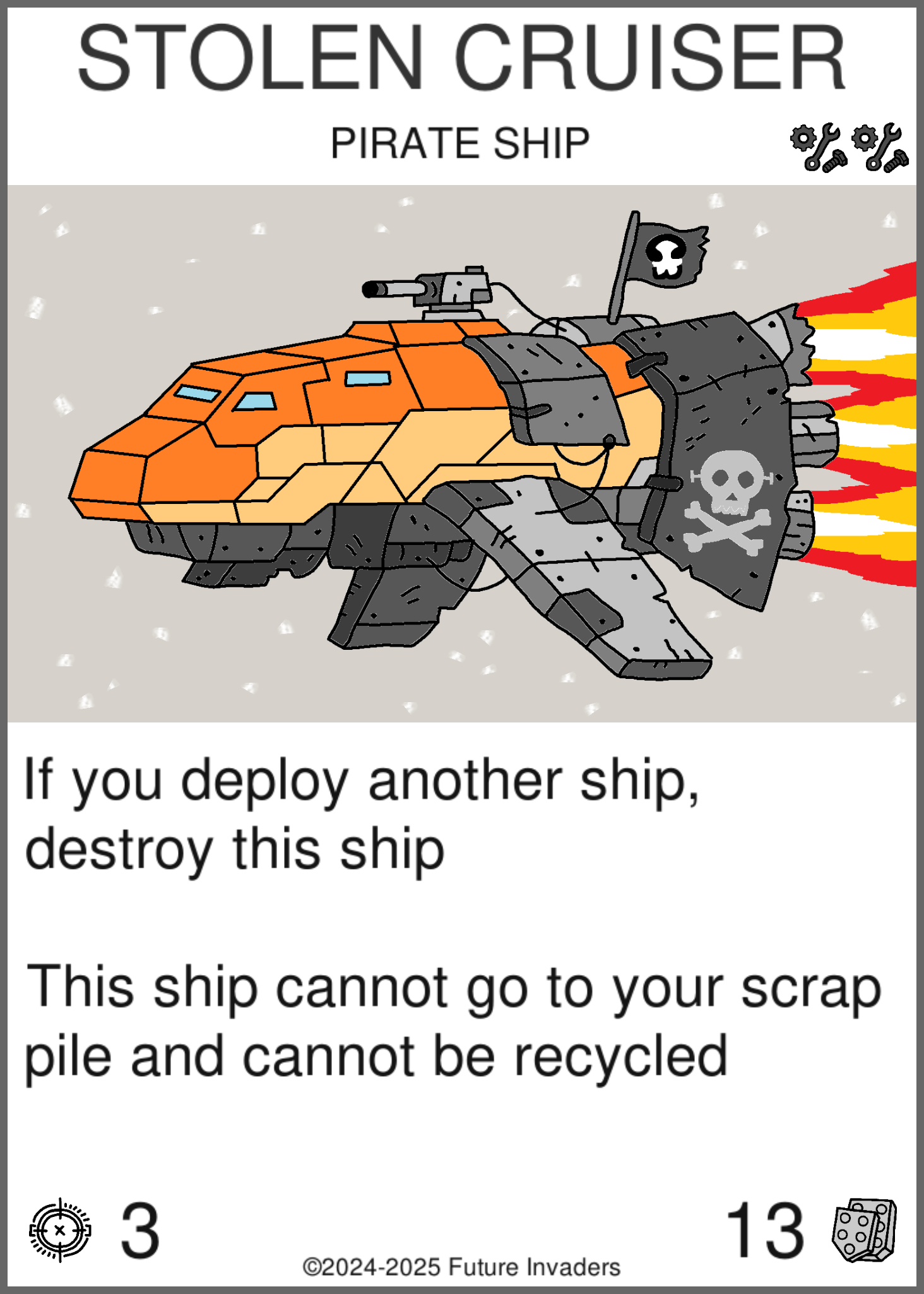 Stolen cruiser
