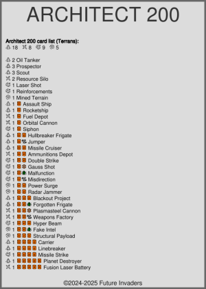 Architect 200 - Cards 1/5