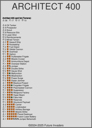 Architect 400 - Cards 1/5