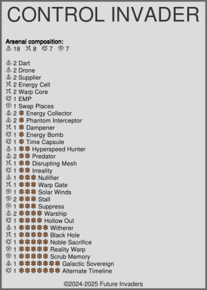 Control Invaders - Cards