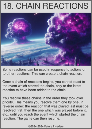 18. Chain reactions